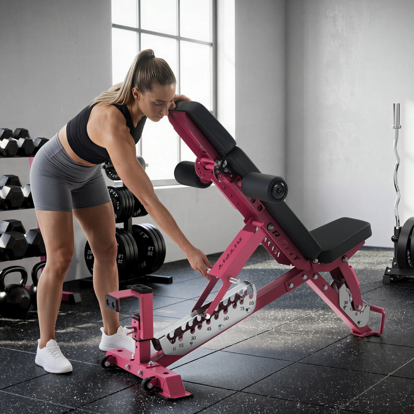 RitFit GATOR 1600LB Adjustable Weight Bench - Image 12