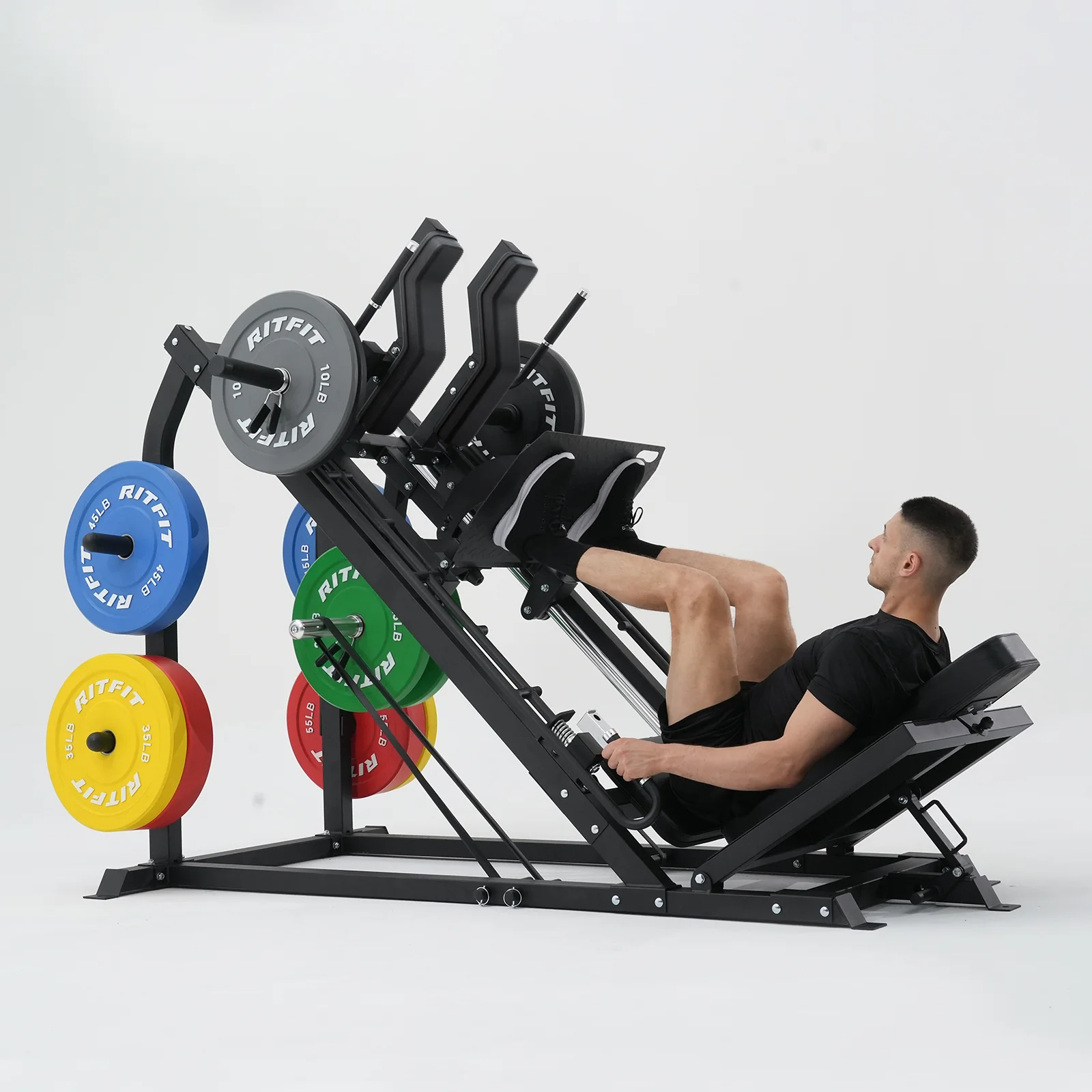 RitFit GAZELLE PRO 3-in-1 Leg Press & Hack Squat Machine Set - Image 23